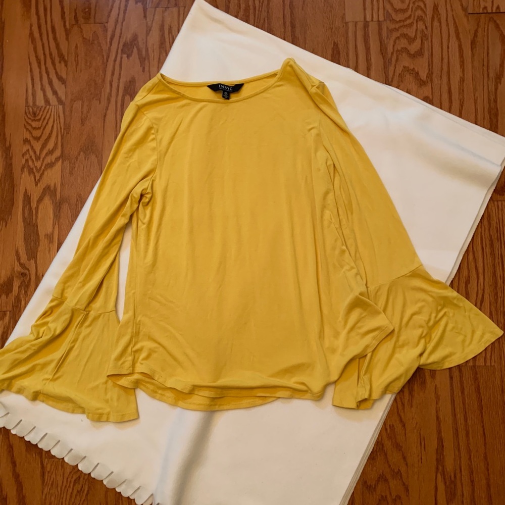 IMNYC yellow blouse